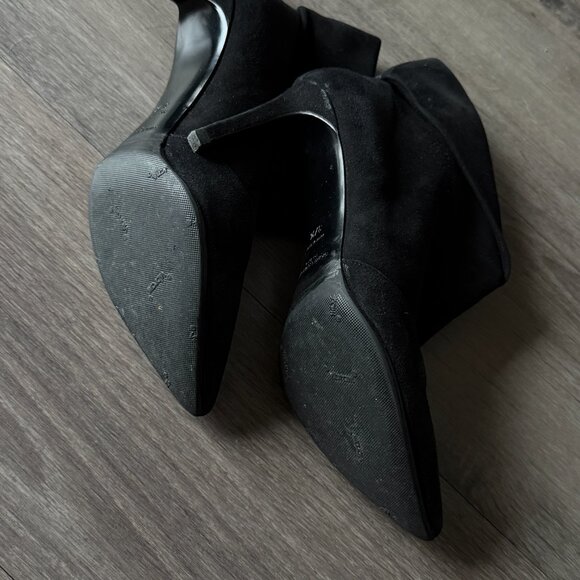Saint Laurent | Suede Ankle Boots | Size 37.5 - Picture 6 of 7